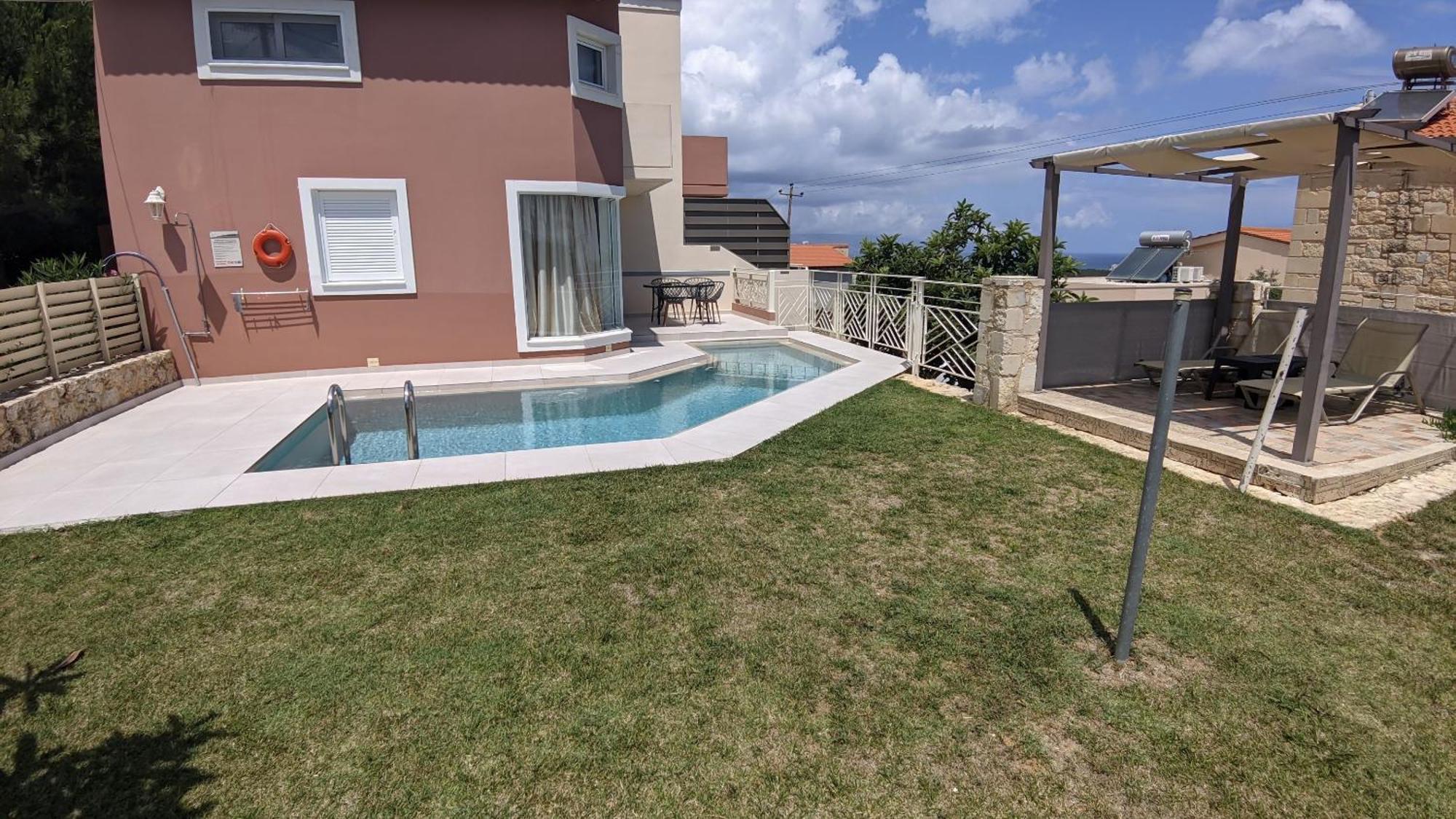 Pantanassa Villas Agia Marina  Bagian luar foto