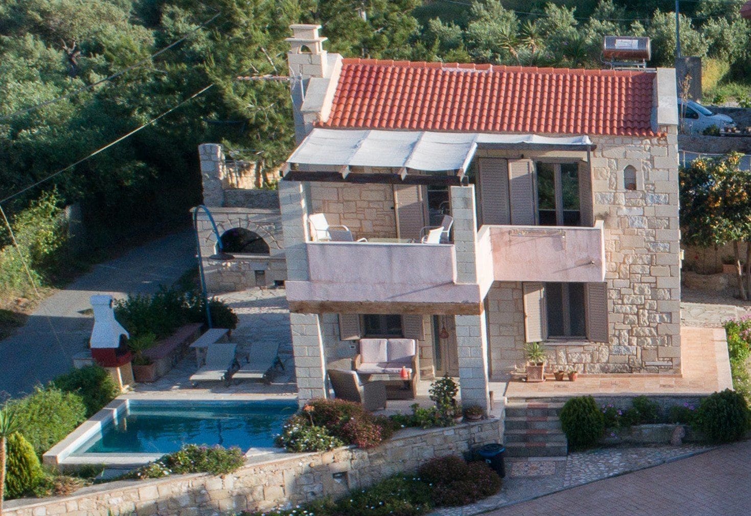 Pantanassa Villas Agia Marina  Bagian luar foto